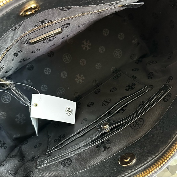 Tory Burch Robinson Perforated Convertible Satchel - Picture 8 of 11